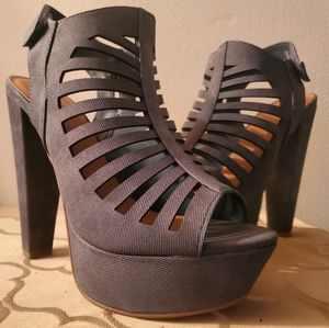 Jean Platform Heels